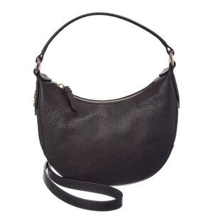 Jimmy Choo Bets Small Leather Hobo Bag, Black